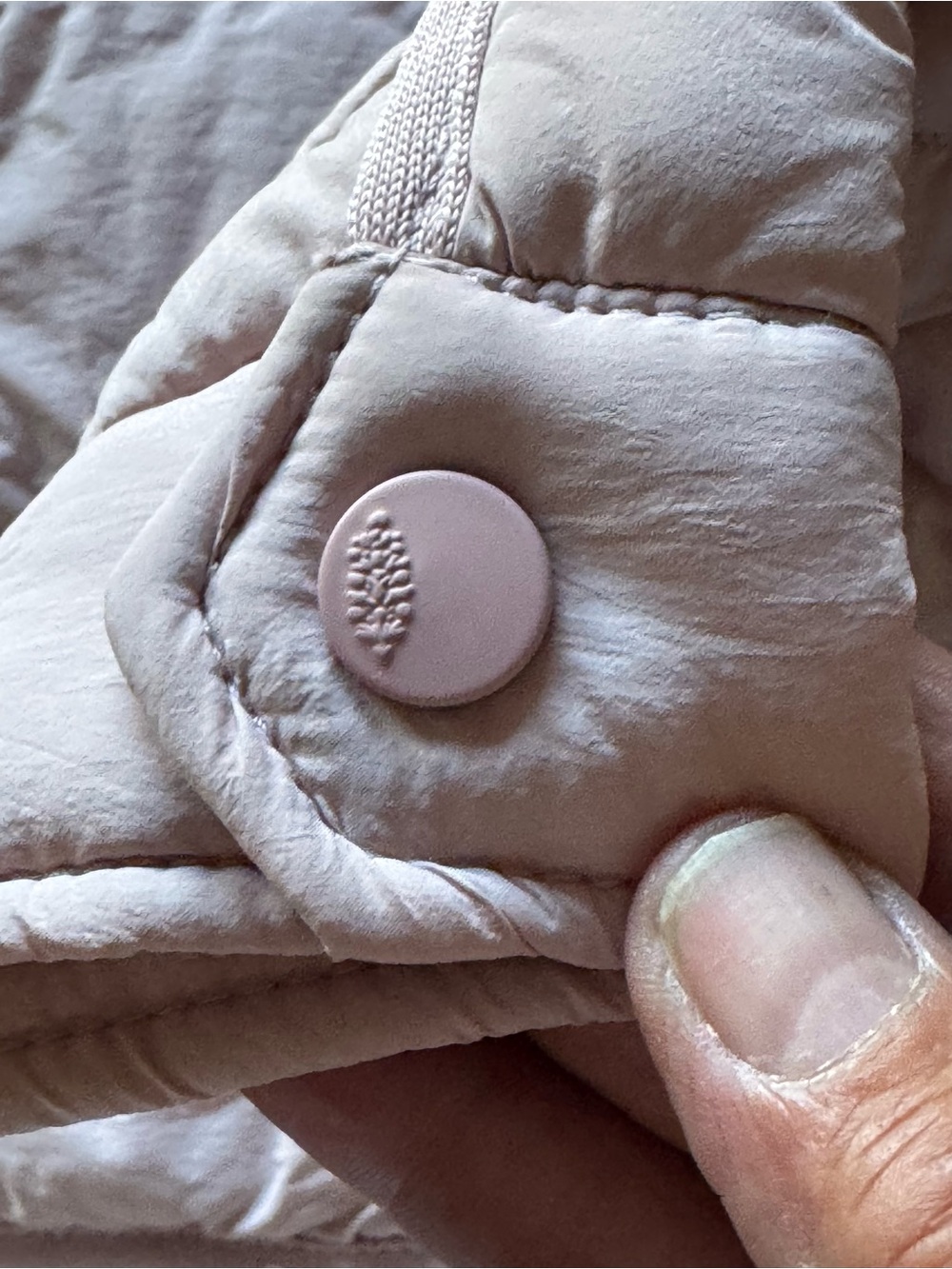 NWOT FP Movement by Free People Pippa Packable Puffer Jacket Mauve Swoon XL - Picture 10 of 16